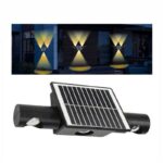 Applique Murale Solaire 3 LED Design Tubulaire YC-SW2809-A – Image 2