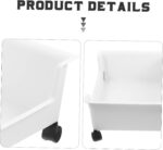 Bac de Rangement Portable Blanc – Image 2