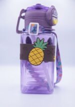 Gourde pour Enfants Stitch avec Paille et Sangle d'Épaule – Image 3