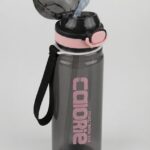 Gourde de Sport Graduée "Calorie" avec Paille & Dragonne