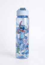Gourde Transparente Stitch pour Enfant avec Paille – Image 2