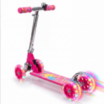 Trottinette Pliable à 4 Roues Lumineuse pour Enfants