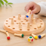 Jeu de Mémoire en Bois pour Enfants – Image 2