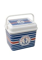 Pack Plage & Camping  – Glacière + Table Pliable Motif Marinière – Image 3
