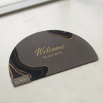 Paillasson Entrée Demi-Cercle Design