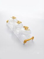 Plateau avec 3 Verrines en Plastique Alimentaire – Image 3