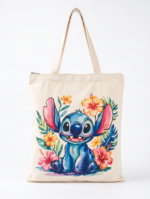Tote Bag Blanc Dessin Animé