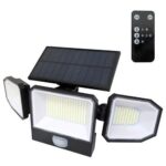Projecteur Solaire 440 LED avec Télécommande & Détecteur YC-SW2211
