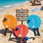 Set de 2 Raquettes de Plage "SPORTS"
