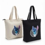 Tote Bag en Toile Imprimé - Motif Stitch