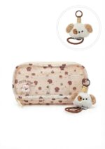 Trousse Scolaire "Cute Dog" – Avec Porte-Clés Peluche Chiot