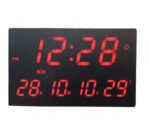 Horloge Murale Numérique LED 3308 avec Réveil