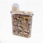 Boîte de Rangement Alimentaire avec Bec Verseur et Tasse 2000ML