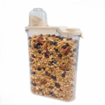 Boîte de Rangement Alimentaire avec Bec Verseur et Tasse 2500ML