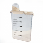 Boîte de Rangement Alimentaire avec Bec Verseur et Tasse 2500ML – Image 2