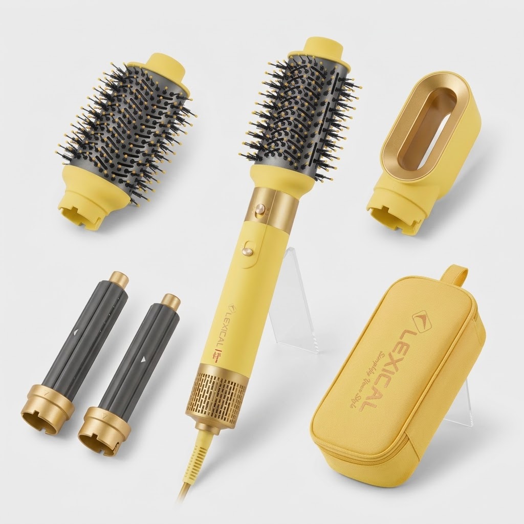 brosse-coiffante-multifonction-6en1-lexical-las-5210-10-1200w Brosse Coiffante Multifonction 6-en-1 Lexical LAS-5210-10 -1200W – Image 1
