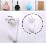 Lot 20 de Crochets 5CM Muraux Invisibles en Plastique avec Clous – Image 2