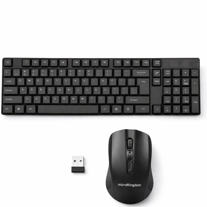 ensemble-clavier-souris-sans-fil-microkingdom-mk-1625-noir Ensemble Clavier et Souris Sans Fil Microkingdom MK-1625 – Image 1