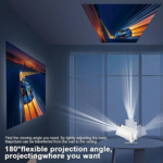 Mini Vidéo projecteur Android avec 2 Manettes Sans Fil (2 en 1) – Image 5