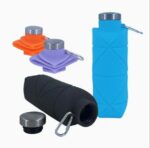 Gourde Pliable en Silicone avec Mousqueton – 700 ml – Image 2