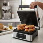 Appareil à Panini et Grill Lexical LSM-2575 - 2000W - Inox – Image 2
