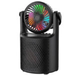 Haut Parleur Sans Fil Sing-e ZQS1440 Avec Ventilateur RGB Noir
