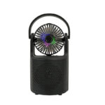 Haut Parleur Sans Fil Sing-e ZQS1440 Avec Ventilateur RGB Noir – Image 3