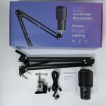 Kit Microphone USB Studio avec Bras Articulé et Filtre Anti-Pop – Image 4