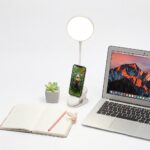 Veilleuse Tactile Rechargeable avec Bras flexible & Pince