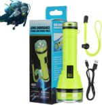 Lampe de Plongée Sous-Marine LED Rechargeable XQ-Q14