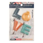Lot de 4 Crochets Muraux Adhésifs Design Love – Image 2