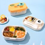 Lunchbox Hello Dino Double Étage avec Couverts et Pot à Sauce – Image 2