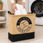 Panier à Linge Pliable avec Poignées - LAUNDRY Service – Image 2