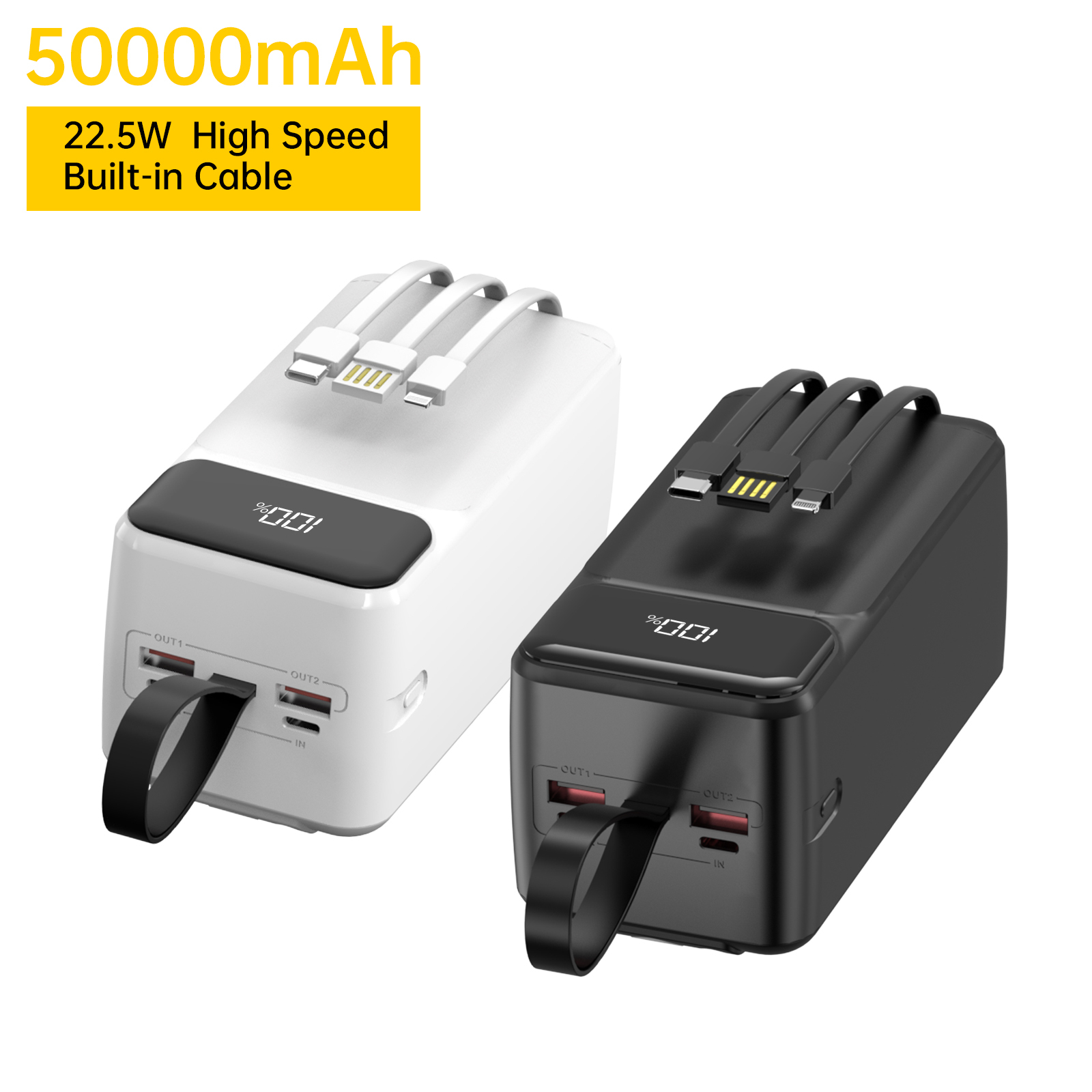 power-bank-aspor-a319-50000mah-22-5w Power Bank Aspor A319 - 50 000 mAh & Charge Rapide 22.5W – Image 1