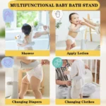 Siège de Bain et Douche Bébé Réglable en Forme de Canard – Image 5