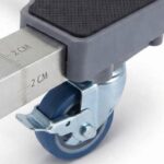 Support Électroménager Roulant Extensible avec Roues à Freins – Image 3