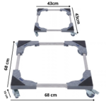 Support Électroménager Roulant Extensible avec Roues à Freins – Image 5