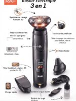 Tondeuse à Cheveux et Barbe Professionnelle 3-en-1 RAF R.11203 – Image 3