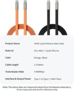 Câble de Charge Type-C vers Type-C avec Support de Téléphone – Image 5